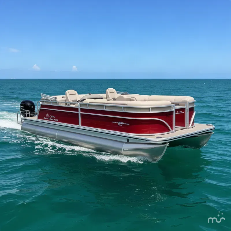 The Image of Sun Tracker Party Barge 24 DLX 2024 - 0
