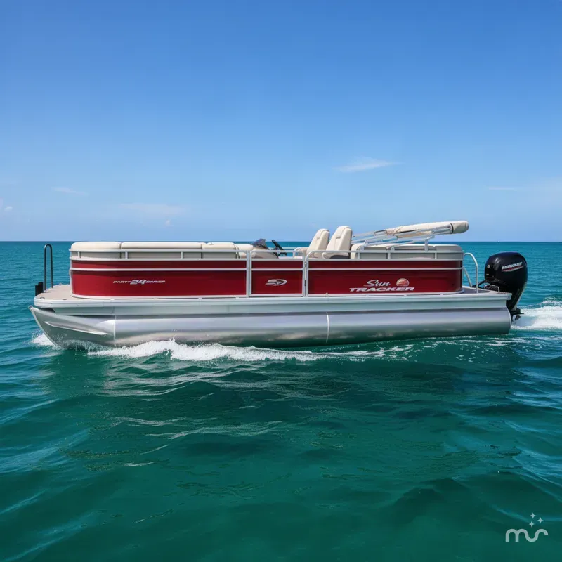 The Image of Sun Tracker Party Barge 24 DLX 2024 - 0