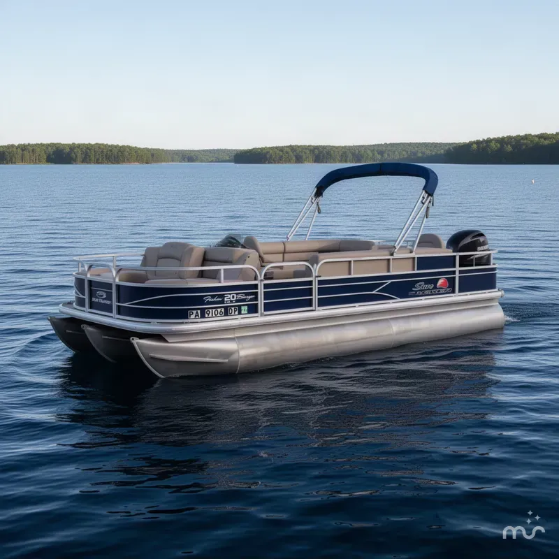 Slide: The Image of Sun Tracker Fishin' Barge 20 DLX 2016 - 1