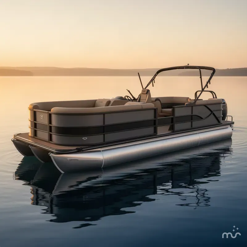 Slide: The Image of Bentley Pontoons Legacy 243 Navigator 2026 - 1
