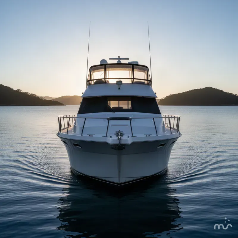 Slide: The Image of Bayliner 4588 Pilothouse 1991 - 1