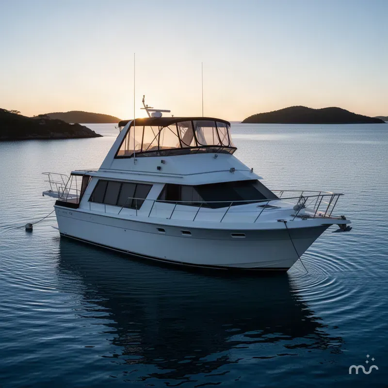 Slide: The Image of Bayliner 4588 Pilothouse 1991 - 2