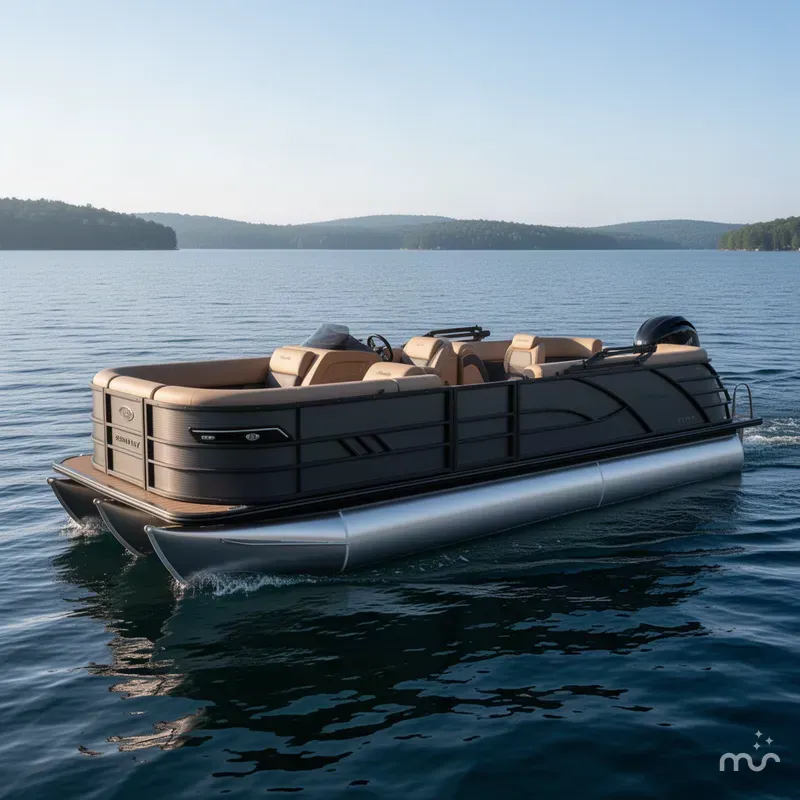 The Image of Bentley Pontoons Elite 223 Admiral Quad Lounge Tritoon 2027 - 0