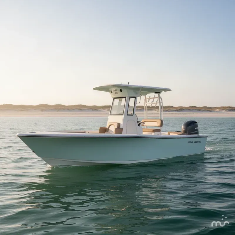 Slide: The Image of Sea Born LX22 Center Console 2026 - 2