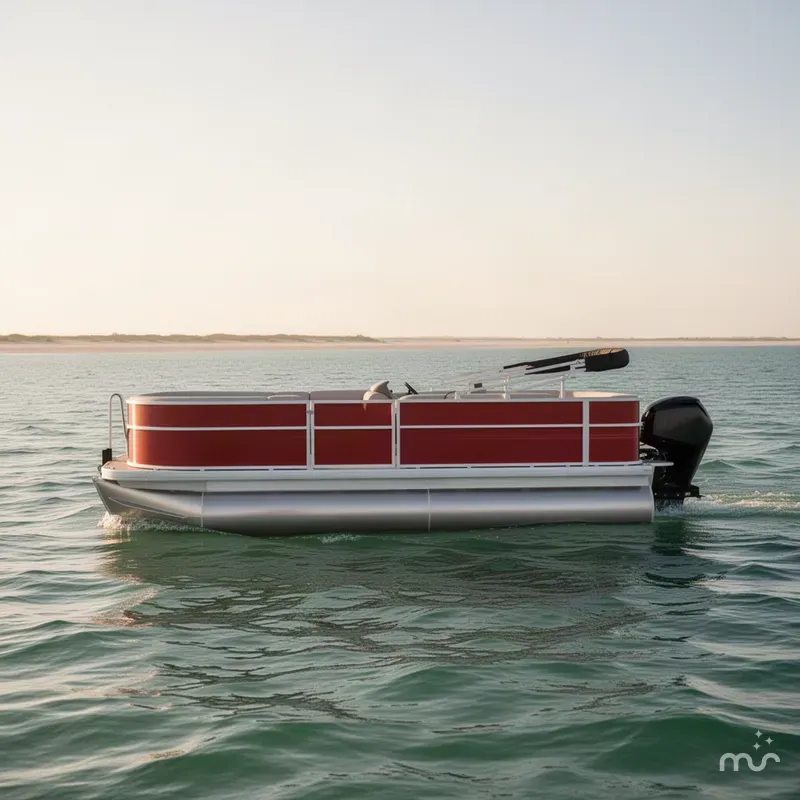 Slide: The Image of Sun Tracker Party Barge 18 DLX 2027 - 1