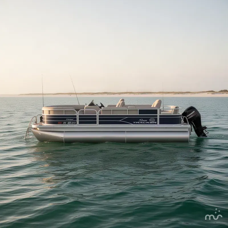 Slide: The Image of Sun Tracker Fishin' Barge 20 DLX 2017 - 1