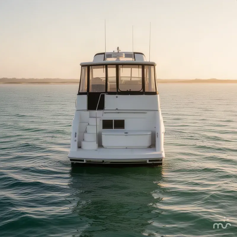 Slide: The Image of Carver Yachts 355 Aft Cabin Motor Yacht 1996 - 2