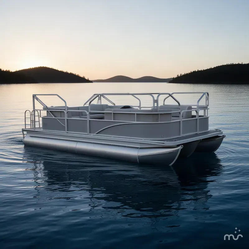 The Image of Hotwoods Pontoons Aluma Sport 716 2026 - 0