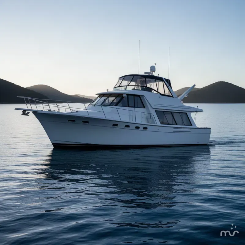 Slide: The Image of Bayliner 4788 Pilot House Motoryacht 2001 - 1