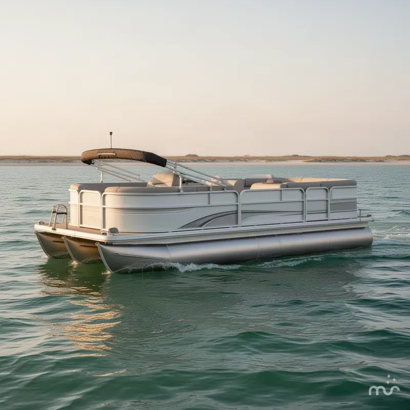 The Image of Sun Tracker Party Barge 18 DLX 2027 - 0