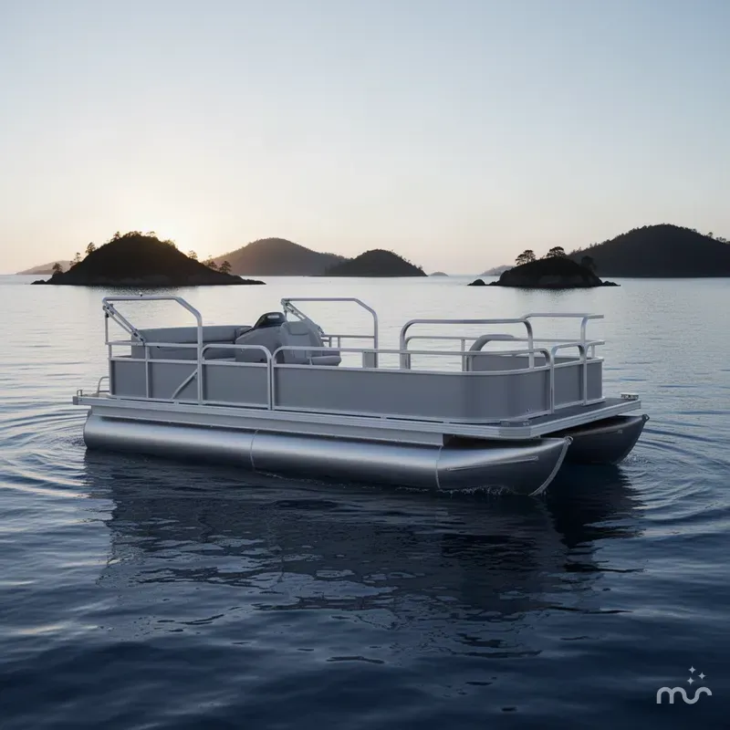 The Image of Hotwoods Pontoons Aluma Sport 615 2027 - 0