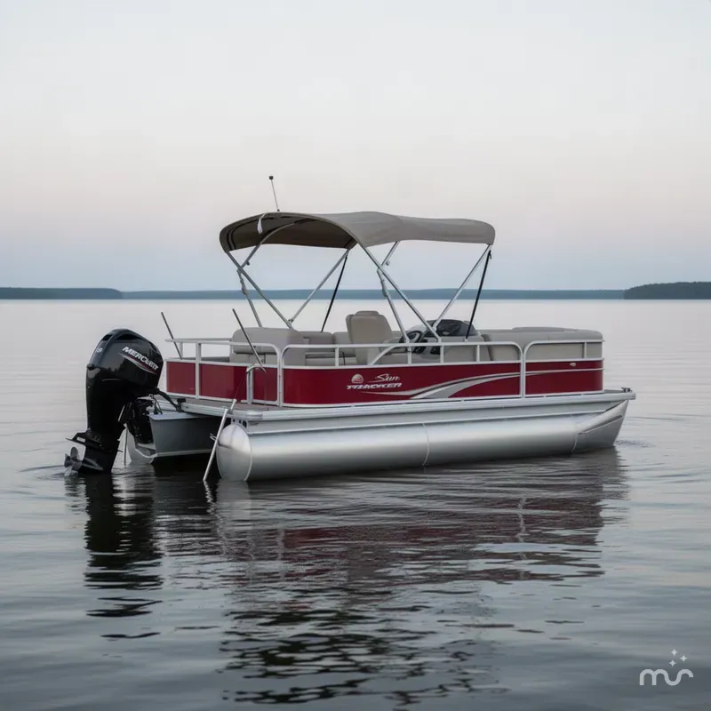 The Image of Sun Tracker Party Barge 18 DLX 2025 - 0