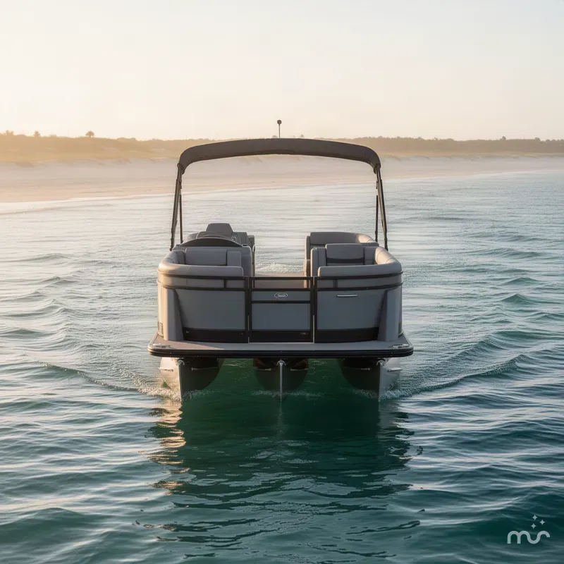 Slide: The Image of Godfrey Monaco 25' Ultra Lounge Tritoon - 255 ULC 2027 - 1