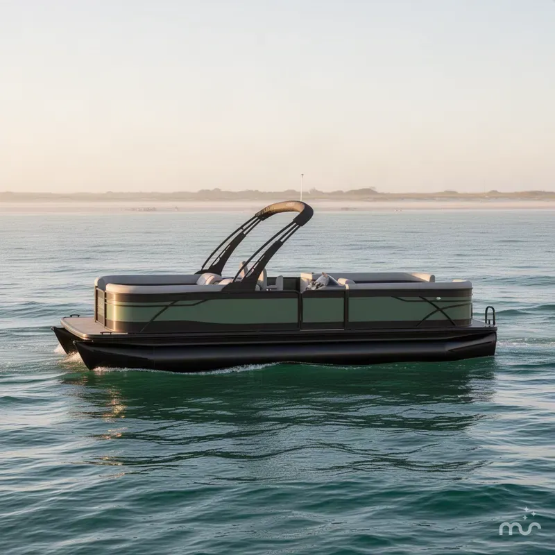 Slide: The Image of Godfrey Monaco 25' Ultra Lounge Tritoon - 255 ULC 2027 - 2