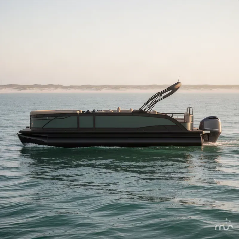 Slide: The Image of Godfrey Monaco 23' Single Flip Lounge Tritoon - 235 SFL 2027 - 1