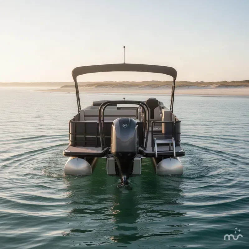 Slide: The Image of Godfrey Monaco 23' Single Flip Lounge Tritoon - 235 SFL 2027 - 2