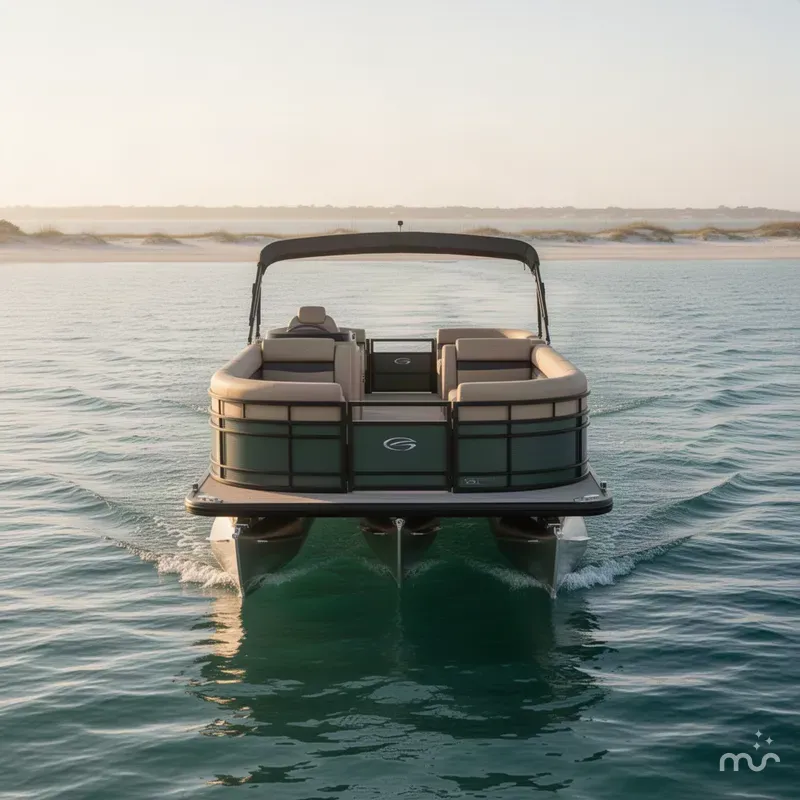 Slide: The Image of Godfrey Monaco 23' Single Flip Lounge Tritoon - 235 SFL 2027 - 3