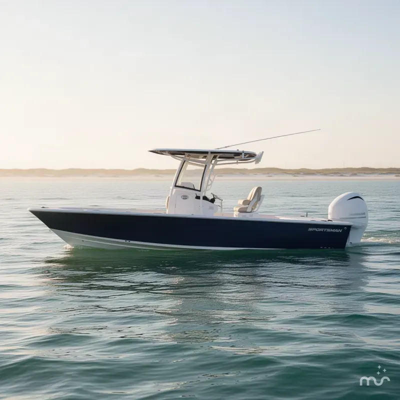 Slide: The Image of Sportsman Masters 267 Bay Boat 2020 - 2