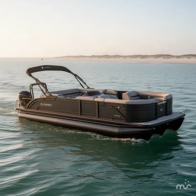 The Image of Godfrey Monaco 23' Single Flip Lounge Tritoon - 235 SFL 2027 - 0