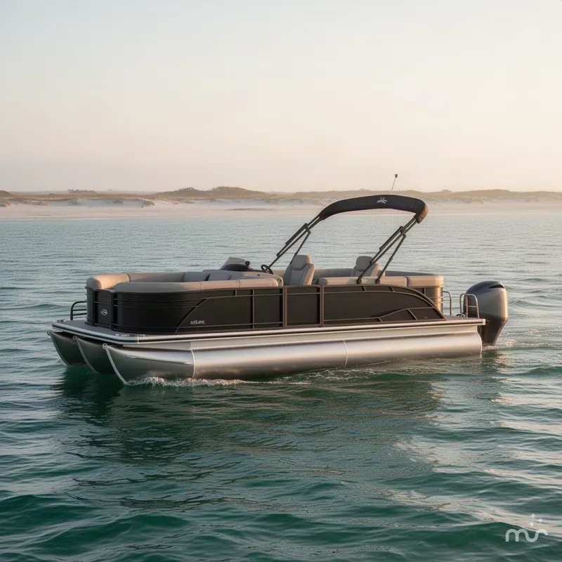 Slide: The Image of Godfrey Monaco 23' Single Flip Lounge Tritoon - 235 SFL 2027 - 1