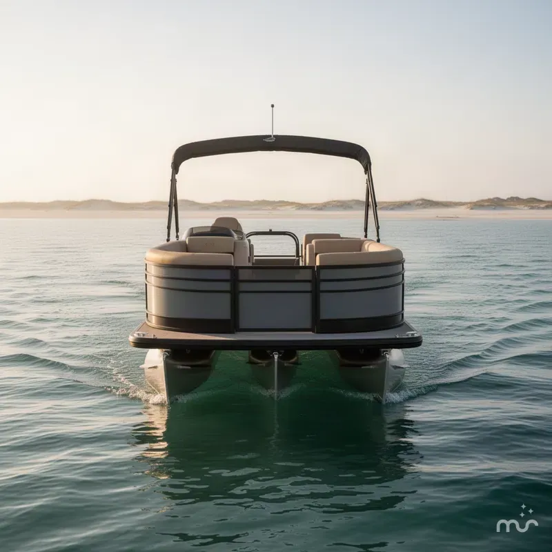 Slide: The Image of Godfrey Monaco 25' Single Flip Lounge Tritoon - 255 SFL 2027 - 3