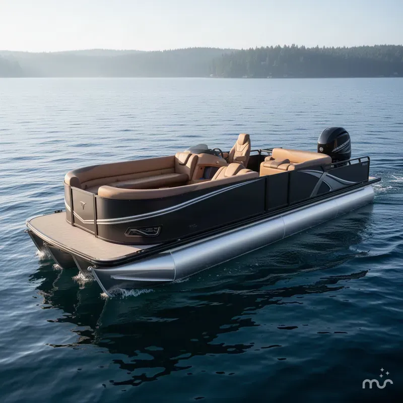 The Image of Tahoe LTZ 300HP VRB 2385 Swingback Tritoon 2027 - 0