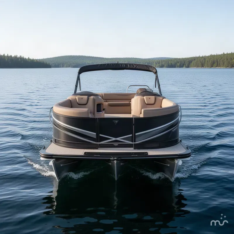 Slide: The Image of Tahoe LTZ 300HP VRB 2385 Swingback Tritoon 2027 - 1