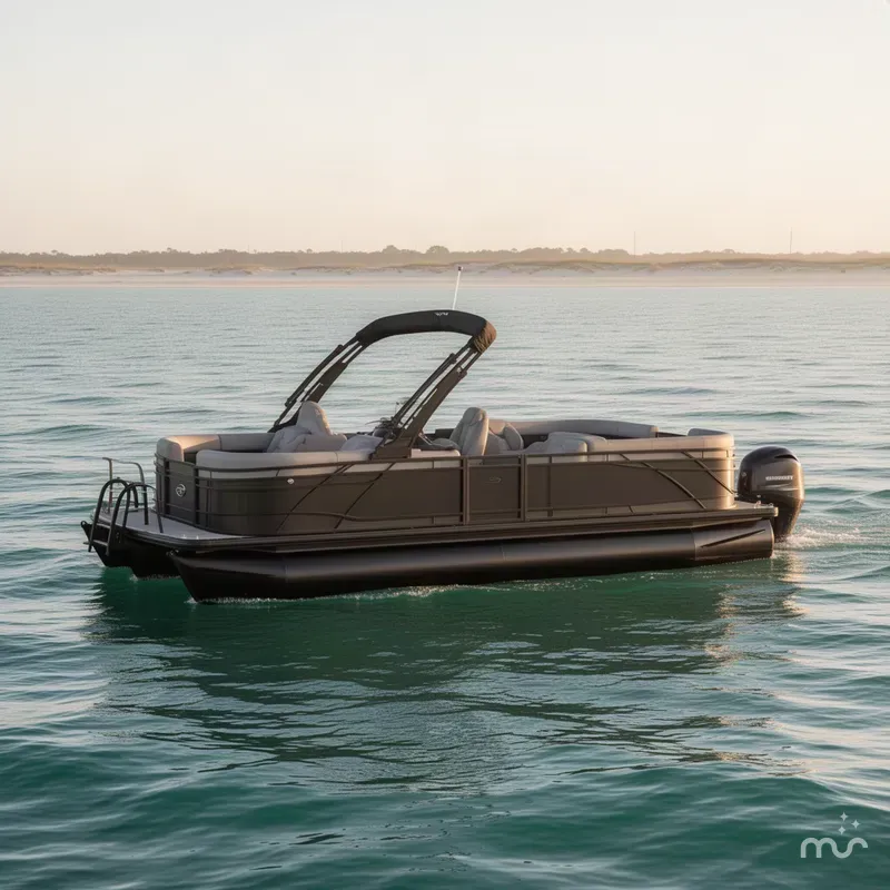The Image of Godfrey Monaco 25' Single Flip Lounge Tritoon - 255 SFL 2027 - 0
