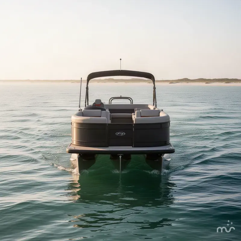 Slide: The Image of Godfrey Monaco 25' Single Flip Lounge Tritoon - 255 SFL 2027 - 3