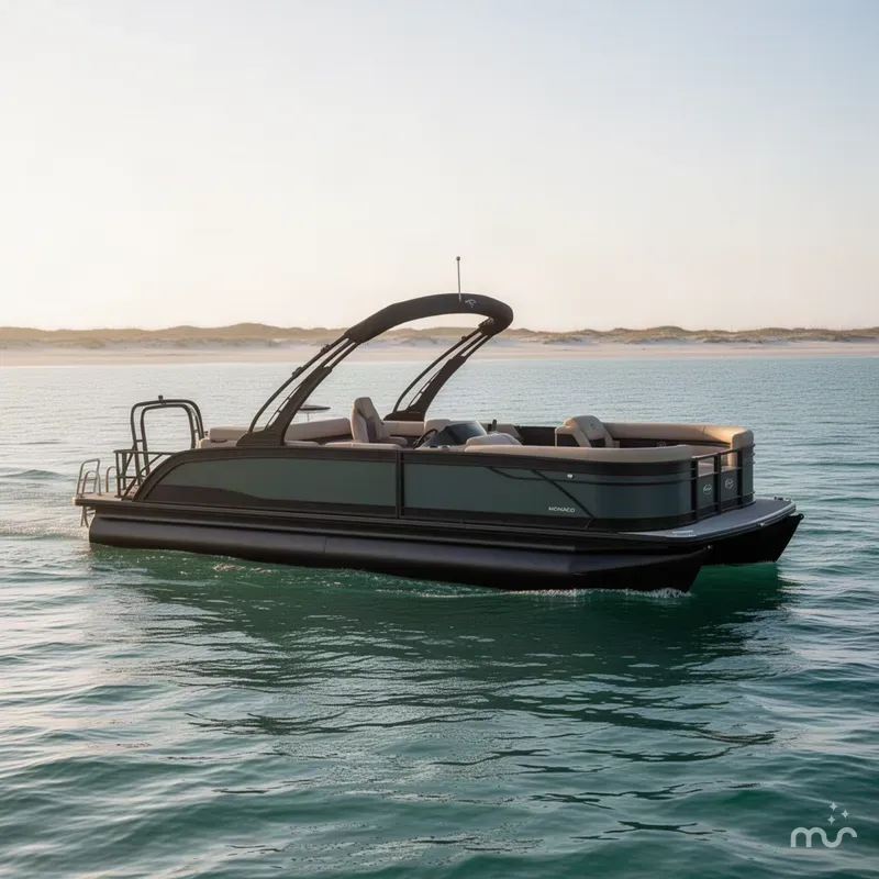 The Image of Godfrey Monaco 25' Single Flip Lounge Tritoon - 255 SFL 2027 - 0