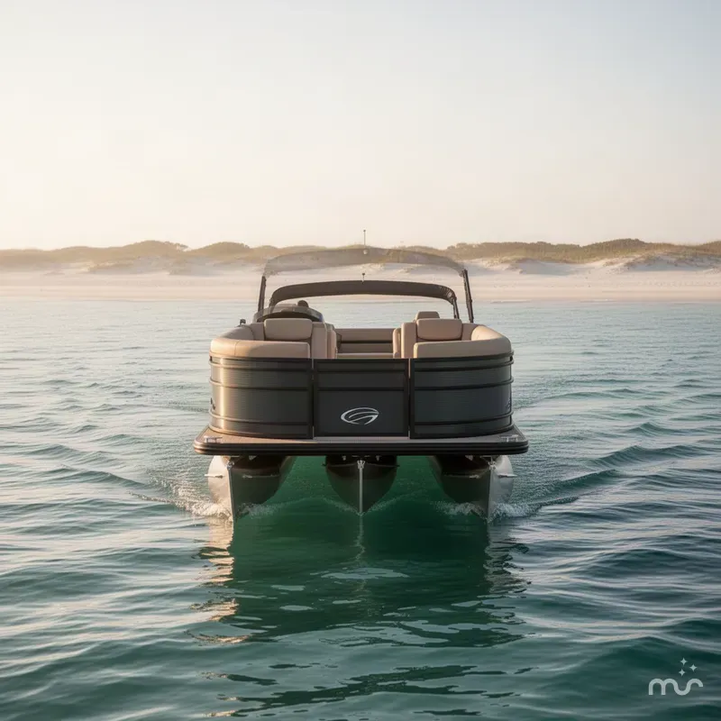 Slide: The Image of Godfrey Monaco 23' Single Flip Lounge Tritoon - 235 SFLC 2027 - 1