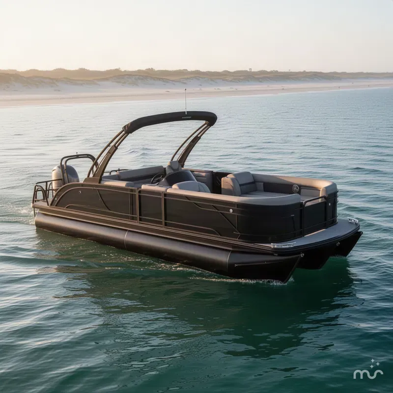 The Image of Godfrey Monaco 25' Single Flip Lounge Tritoon - 255 SFLC 2027 - 0