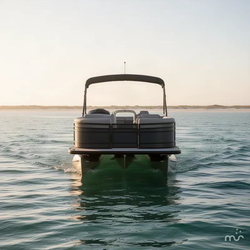 Slide: The Image of Godfrey Monaco 25' Single Flip Lounge Tritoon - 255 SFLC 2027 - 3