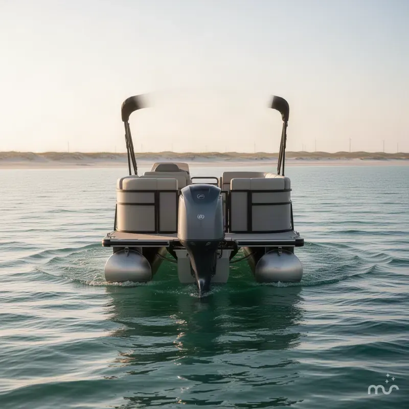 Slide: The Image of Godfrey Sweetwater 22' Split Bench Tritoon - 2286 SBC 2027 - 2