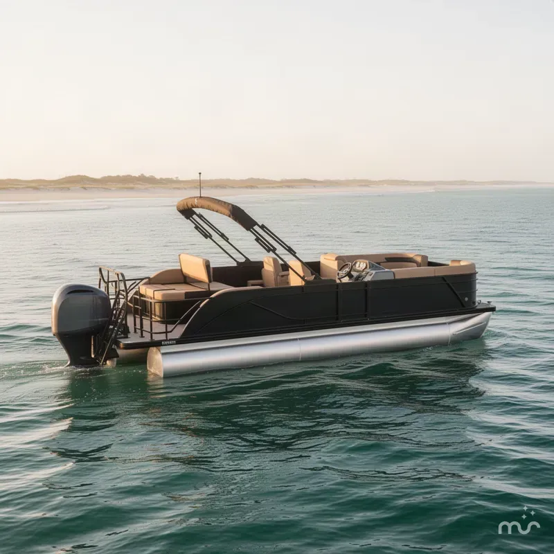 Slide: The Image of Godfrey Sweetwater 22' Single Flip Lounge Tritoon - 2286 SFLC 2027 - 1