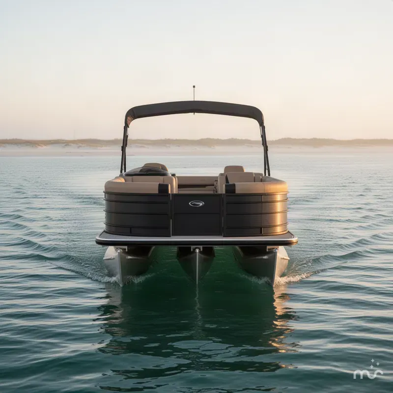 Slide: The Image of Godfrey Sweetwater 22' Single Flip Lounge Tritoon - 2286 SFLC 2027 - 2