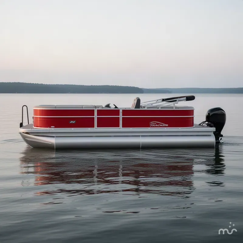 Slide: The Image of Sun Tracker Party Barge 22 DLX 2027 - 1