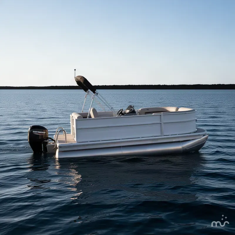 The Image of Sun Tracker Party Barge 16 DLX 2027 - 0