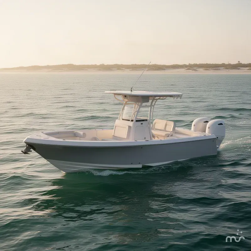 Slide: The Image of Sea Born LX27 Center Console 2027 - 1