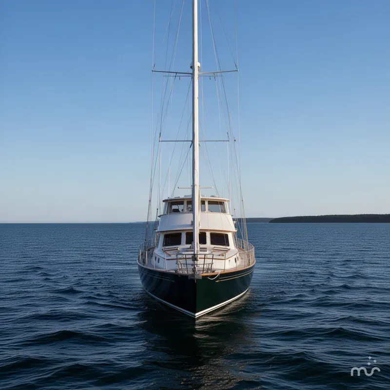 Slide: The Image of Lyman-Morse Fountaine Custom 63 Pilothouse Sloop 2001 - 1