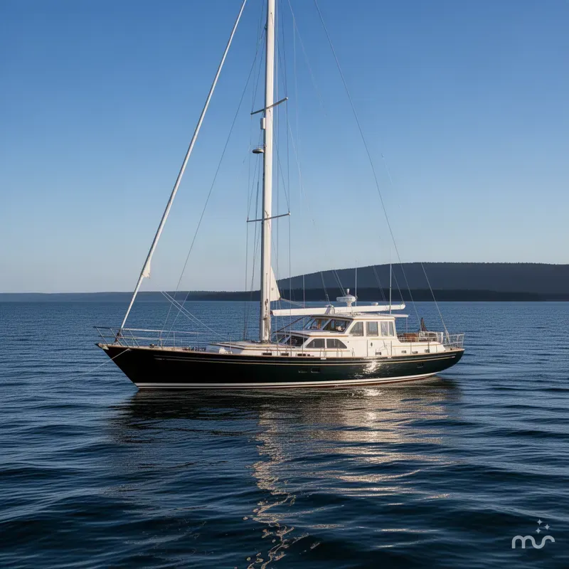 Slide: The Image of Lyman-Morse Fountaine Custom 63 Pilothouse Sloop 2001 - 2