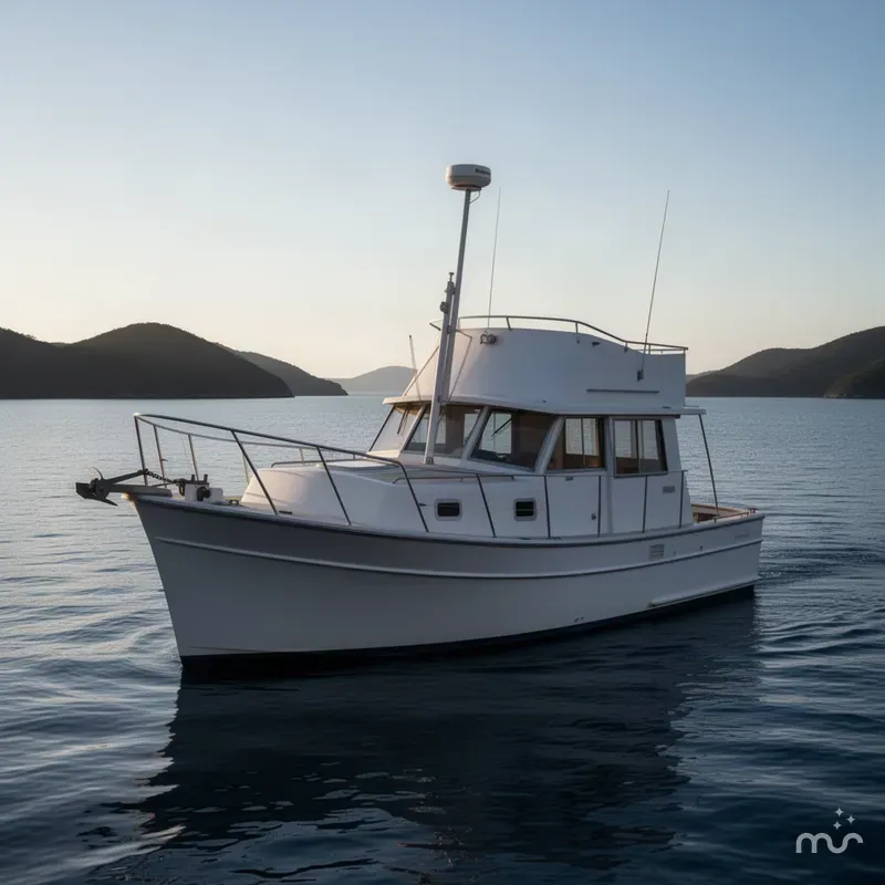 Slide: The Image of Mainship 34 Trawler 1978 - 1