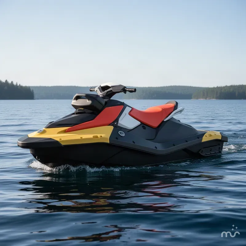 Slide: The Image of Sea-Doo Spark for 2 90 hp Convenience package with iBR and Audio in option 2026 - 1
