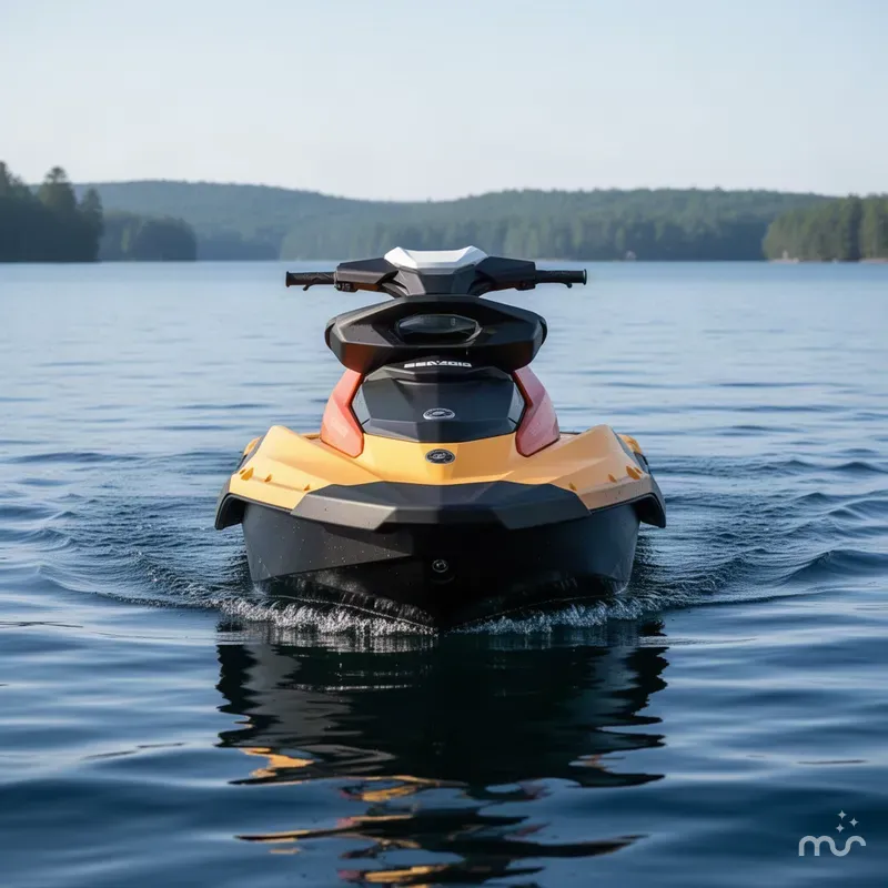 Slide: The Image of Sea-Doo Spark for 2 90 hp Convenience package with iBR and Audio in option 2026 - 2