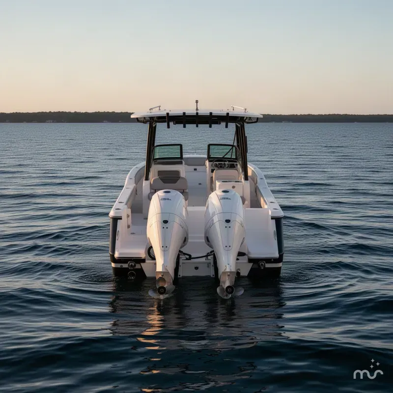 Slide: The Image of Robalo R257 Dual Console 2025 - 2