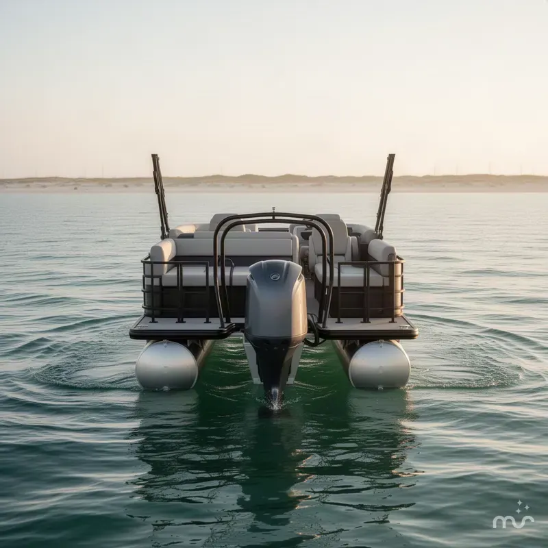 Slide: The Image of Godfrey Sweetwater 22' Single Flip Lounge Tritoon - 2286 SFLC 2027 - 2