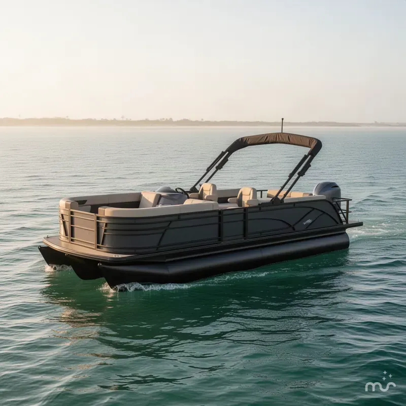 Slide: The Image of Godfrey Sweetwater 22' Single Flip Lounge Tritoon - 2286 SFLC 2027 - 1