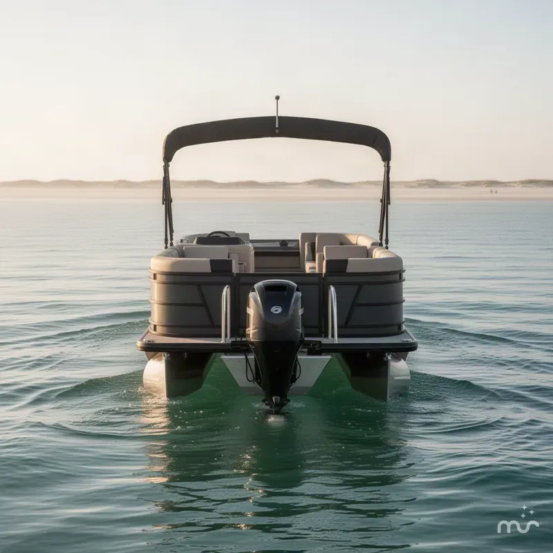 Slide: The Image of Godfrey Sweetwater 22' Single Flip Lounge Tritoon - 2286 SFLC 2027 - 2