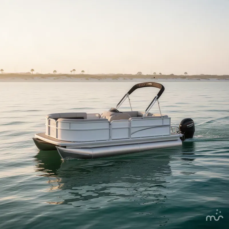 The Image of Sun Tracker Party Barge 16 DLX 2027 - 0