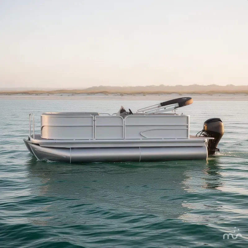 Slide: The Image of Sun Tracker Party Barge 16 DLX 2027 - 1